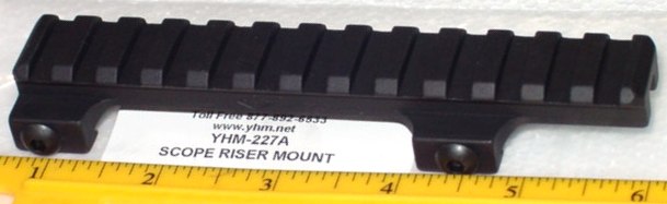 YHM 227A Scope Riser Mount 1/2
